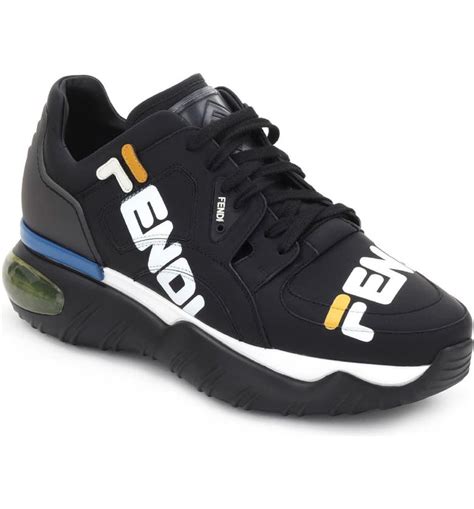 fendi fila logo mania zipped clucth|FILA x Fendi sneakers.